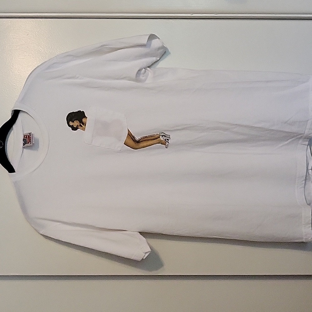 Men's PLAYBOY Pocket T-Shirt- Size L (Large)